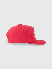 Built to Win 5 Panel Cap - Red | Thrills Co