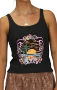 Gone Troppo Tank - Charcoal | CARVE