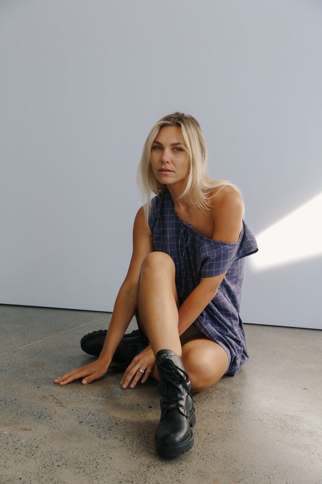 Luna Shift Dress - Indigo | The Bare Road