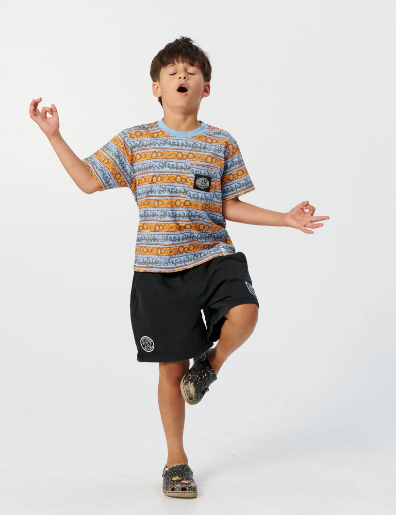 Coggs Stripe Tee - Powder Blue