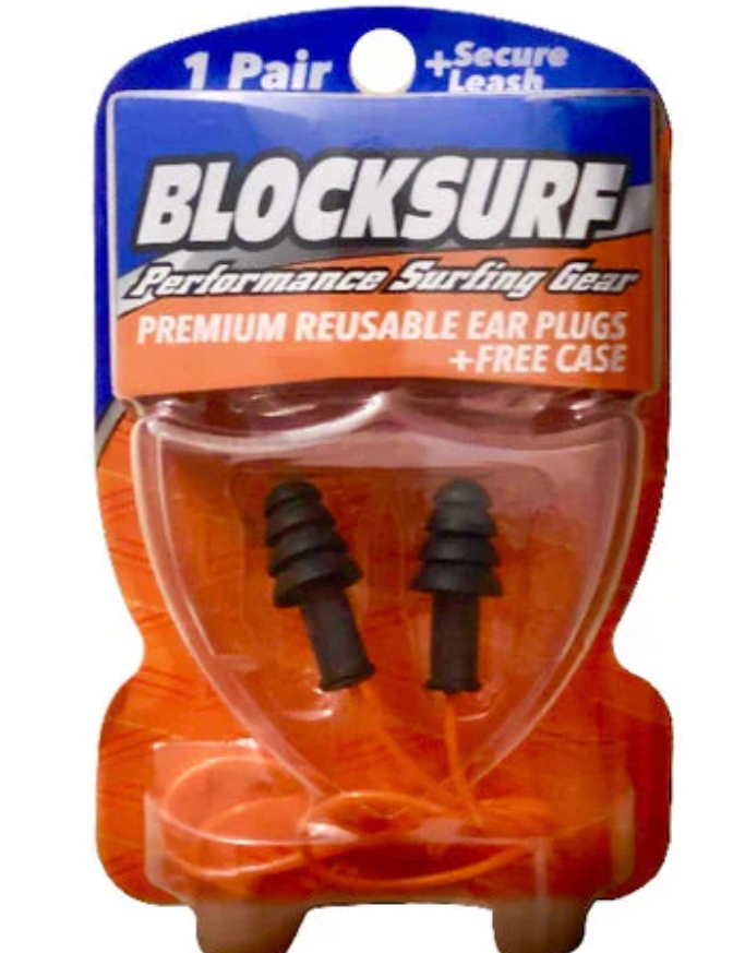 Block Surf Premium Ear Plugs with Leash