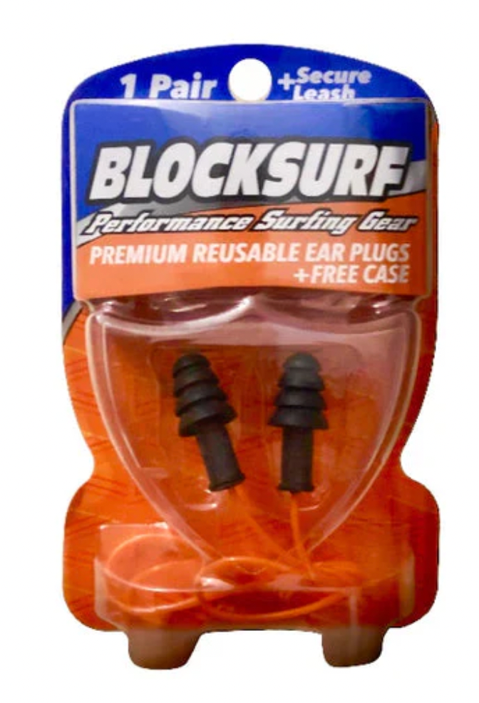 Block Surf Premium Ear Plugs with Leash