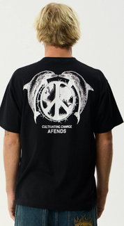 Dolfends- Boxy Tee Boxy Tee Black | Afends