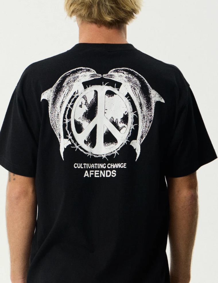 Dolfends- Boxy Tee Boxy Tee Black | Afends