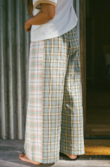 Patchwork Pant in Cottage Plaid | Atmosea
