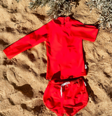 Bright Swimwear Set - Rash Top and Swim Short | Len Swim