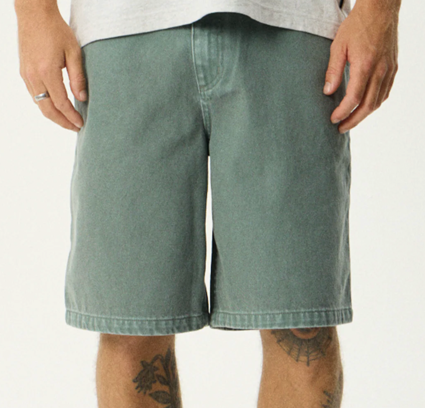 Lil C- Denim Baggy Short 22" Denim Baggy Short 22" | Afends