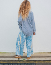 Waffle Lounge Pants in Cloud Tie Dye | Atmosea