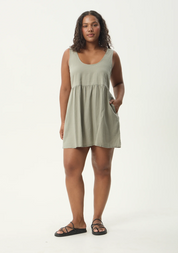 Jesse Mini Dress - Olive | Afends