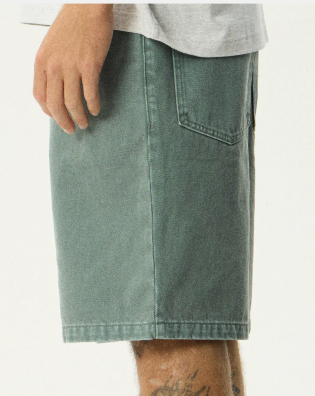 Lil C- Denim Baggy Short 22" Denim Baggy Short 22" | Afends