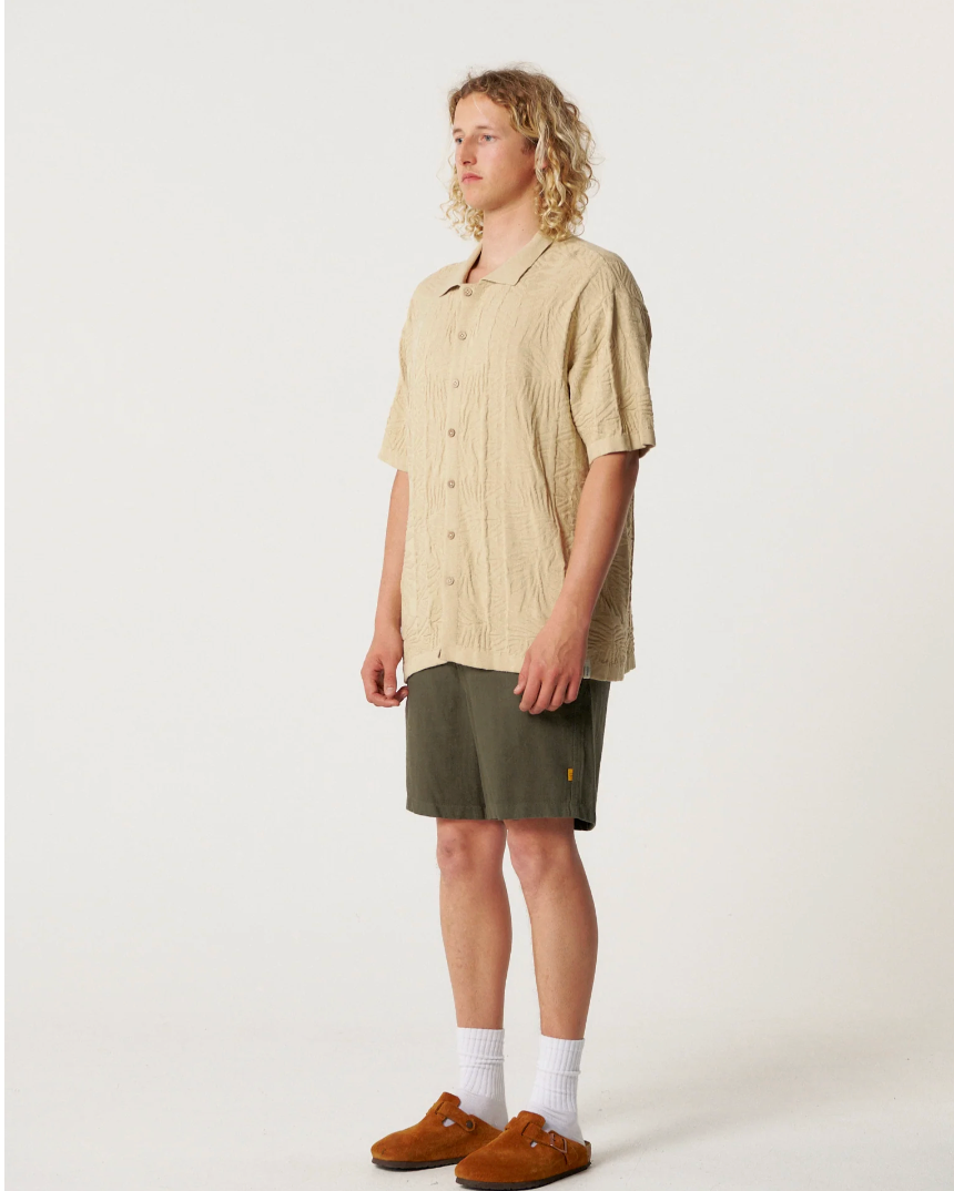 Rails Knit Shirt - Sand | The Critical Slide Society