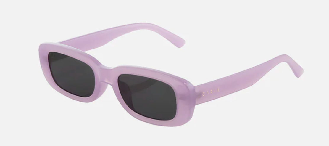Lizzy - Gloss Translucent Lilac Grey Lens| Carve