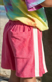 Mini Terry Towelling Shorts Strawberry | Atmosea