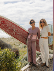 Patchwork Pant in Hounds Tooth Combo | Atmosea