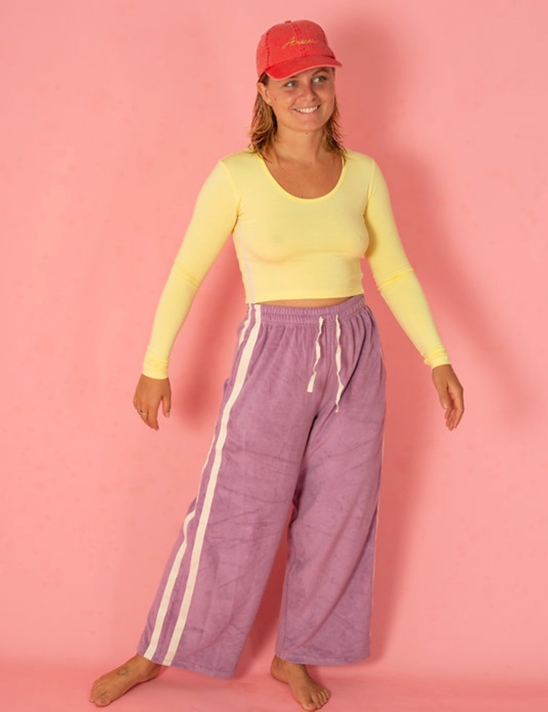 Long Sleeve Crop | Butter Yellow | Atmosea