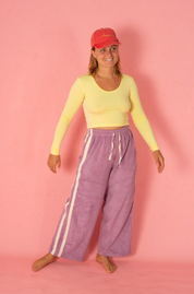 Long Sleeve Crop | Butter Yellow | Atmosea