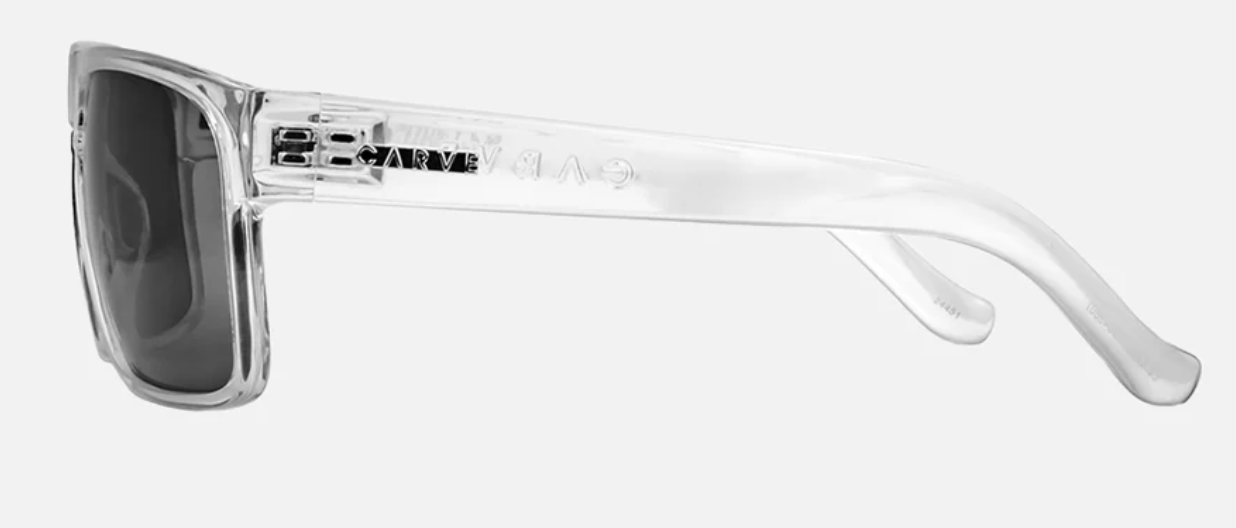 Vendetta - Gloss Crystal Clear Frame Grey Lens | Carve