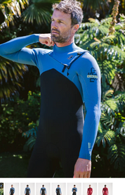 NUWAVE SESSION 3:2 CHEST ZIP STEAMER WETSUIT | C- Skins