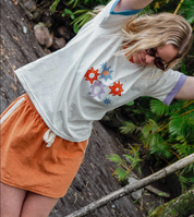 Sporty Terry Skirt in Rust