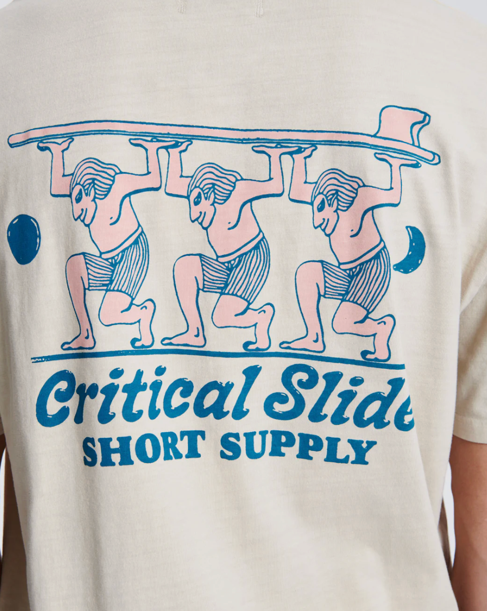 Short Supply Tee | The Critical Slide Society