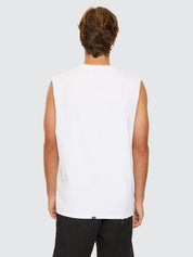 Paradise Before Anarchy Muscle Tee - White | Thrills Co