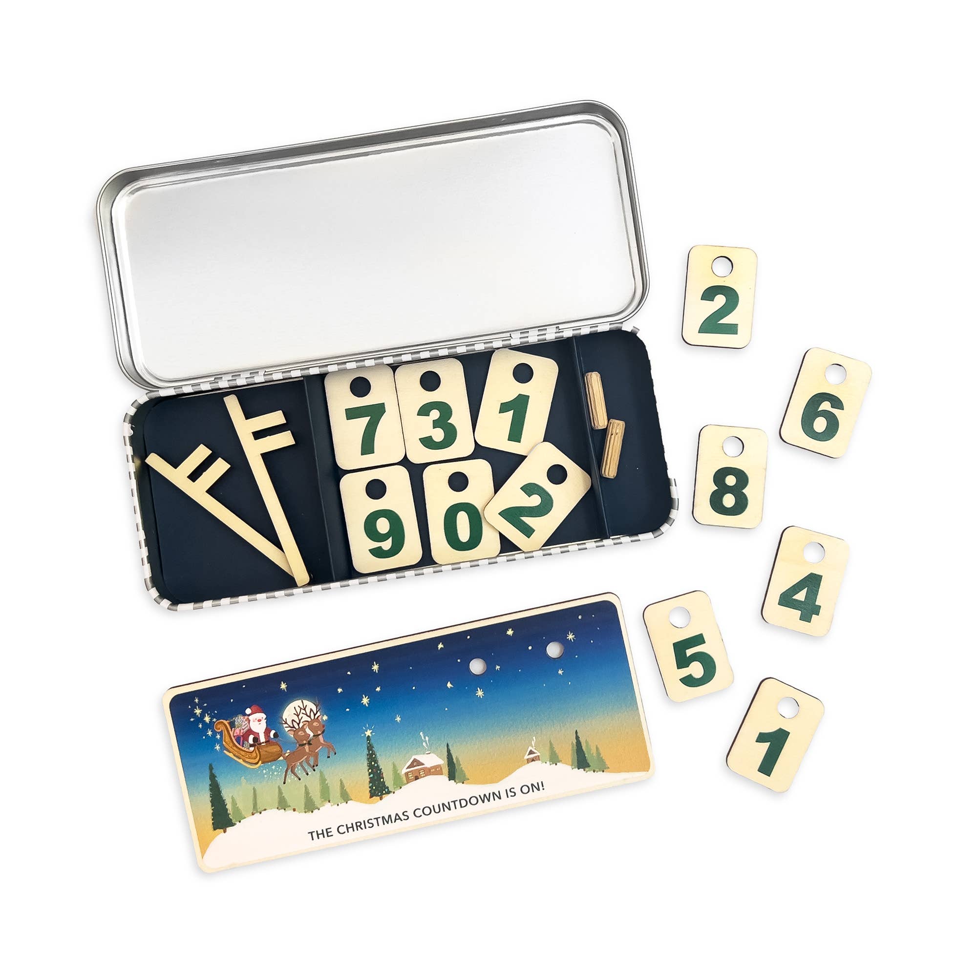 Christmas Countdown Calendar Chart