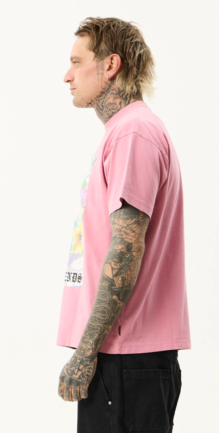 Sadworld- Heavyweight Boxy Tee Heavyweight Boxy Tee | Afends