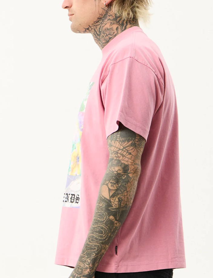 Sadworld- Heavyweight Boxy Tee Heavyweight Boxy Tee | Afends