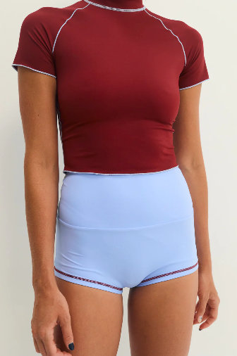 Low Rider Rashguard - Merlot