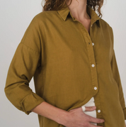 Stirling Shirt - Willow | Hemp Clothing Australia