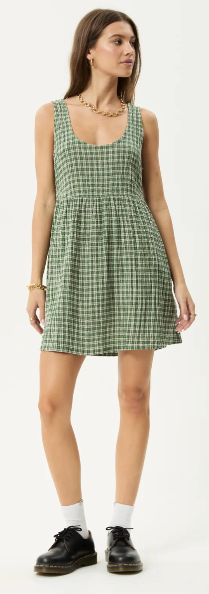 Base Jesse- Seersucker Mini Dress