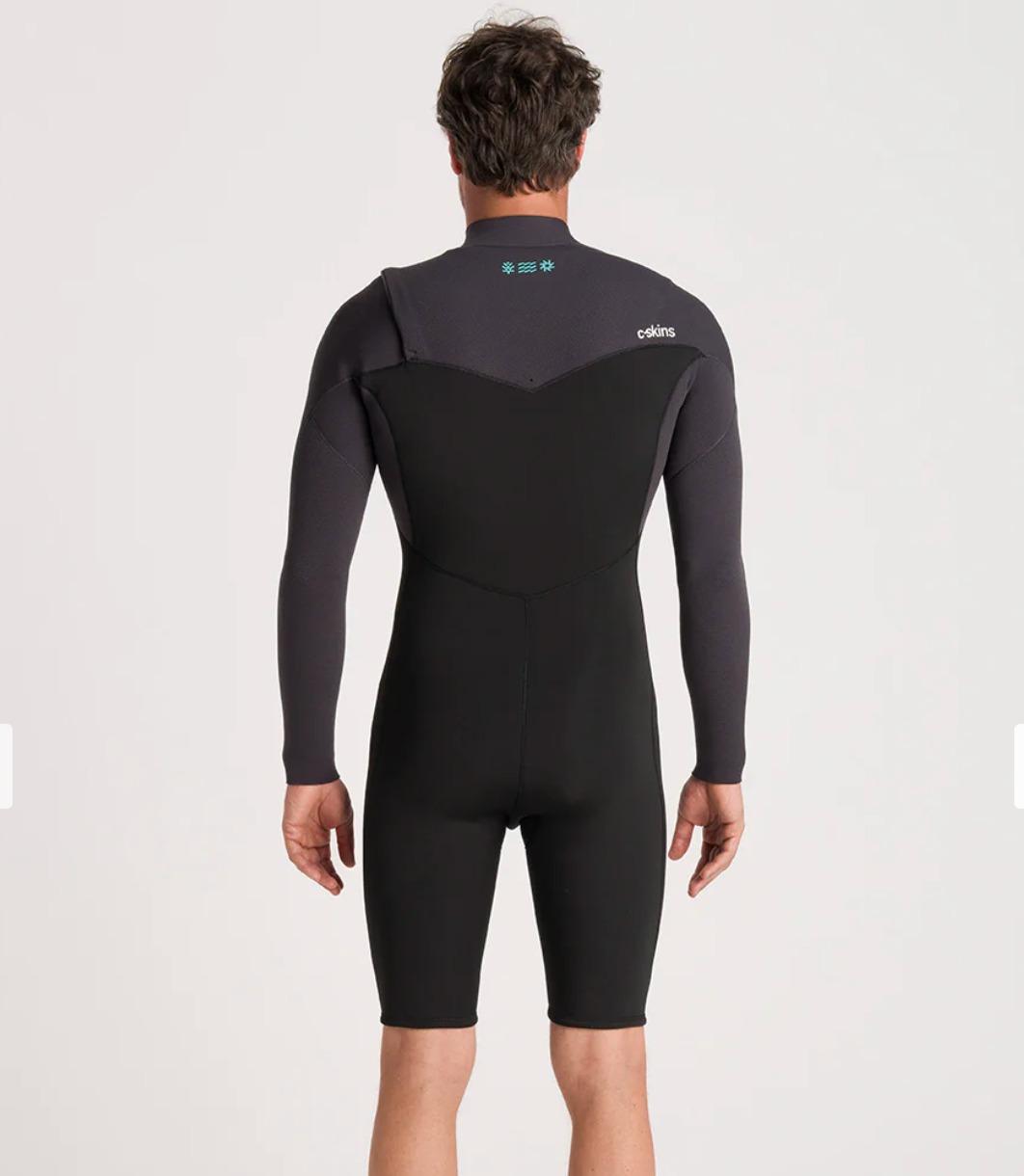 NuWave Session 3:2 GBS Chest Zip Long Arm Springsuit | C-Skins