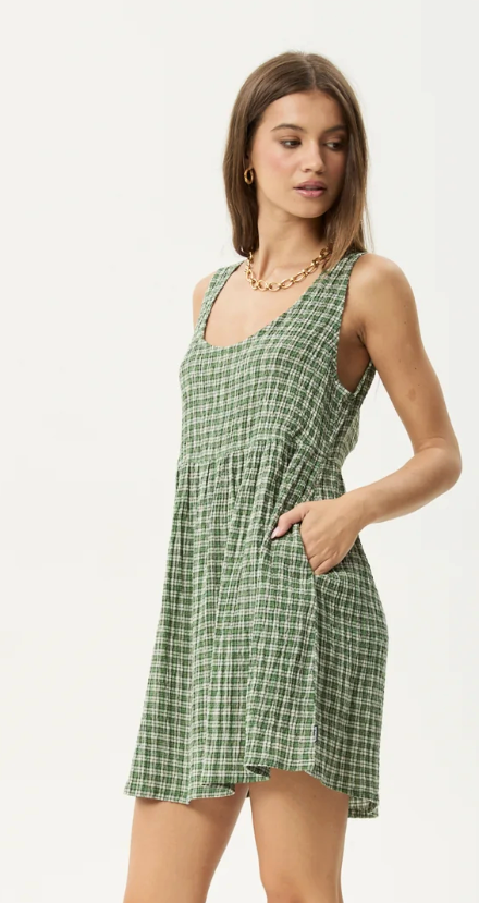 Base Jesse- Seersucker Mini Dress
