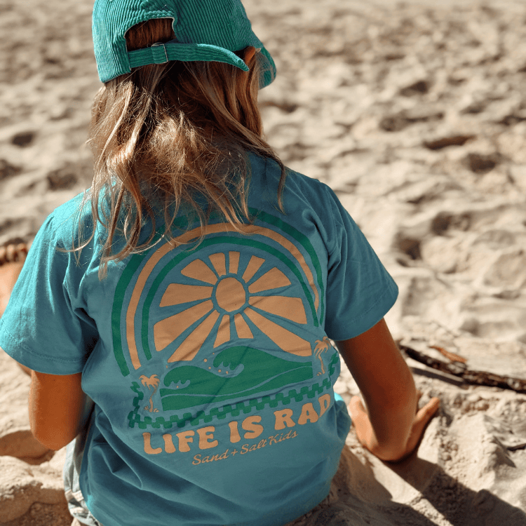 Life is Rad Tee – Sea Blue