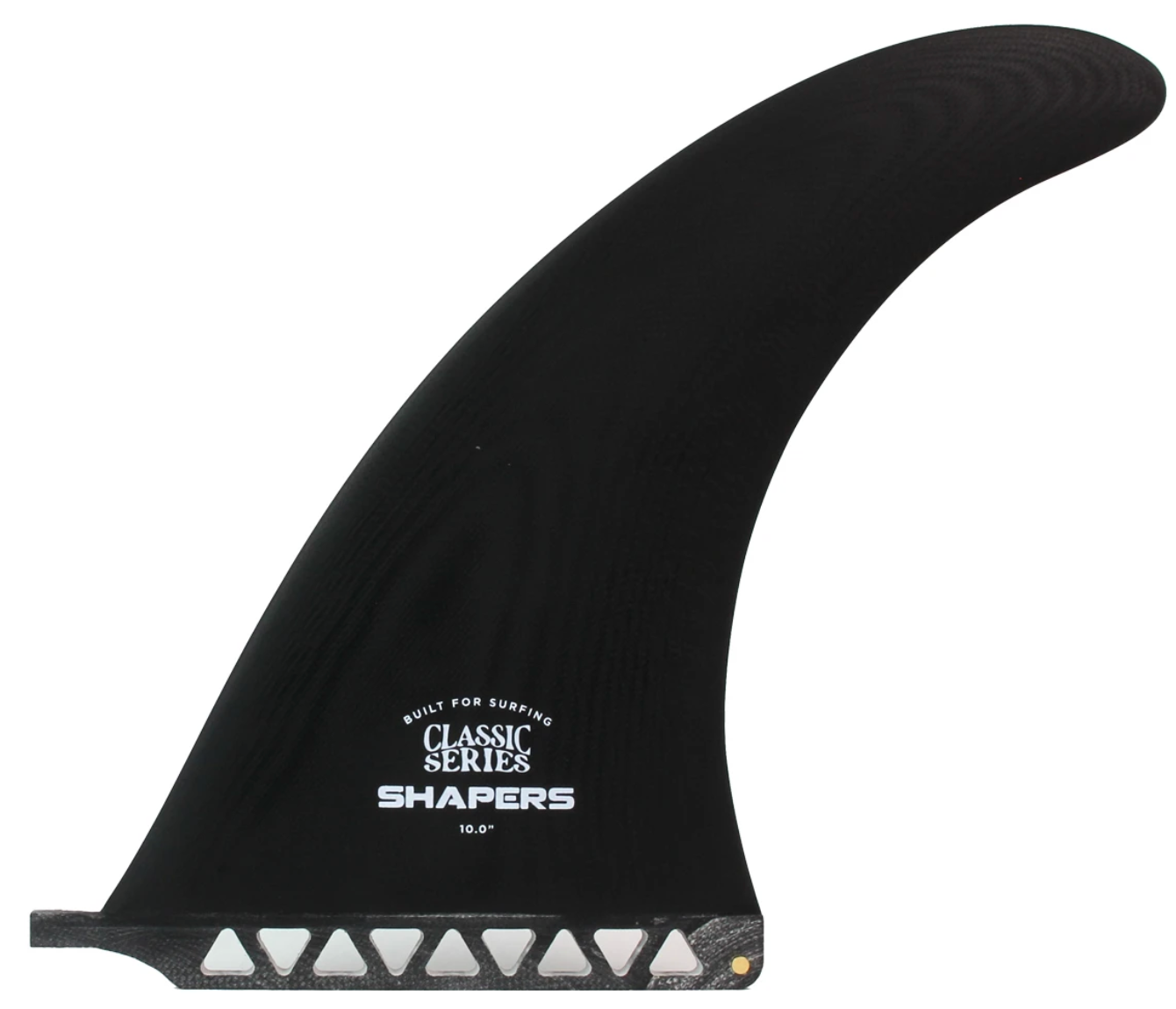 10" Classic Series Longboard Fin - Solid Black | Shapers
