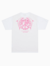 Dolfends Boxy Tee - White | Afends