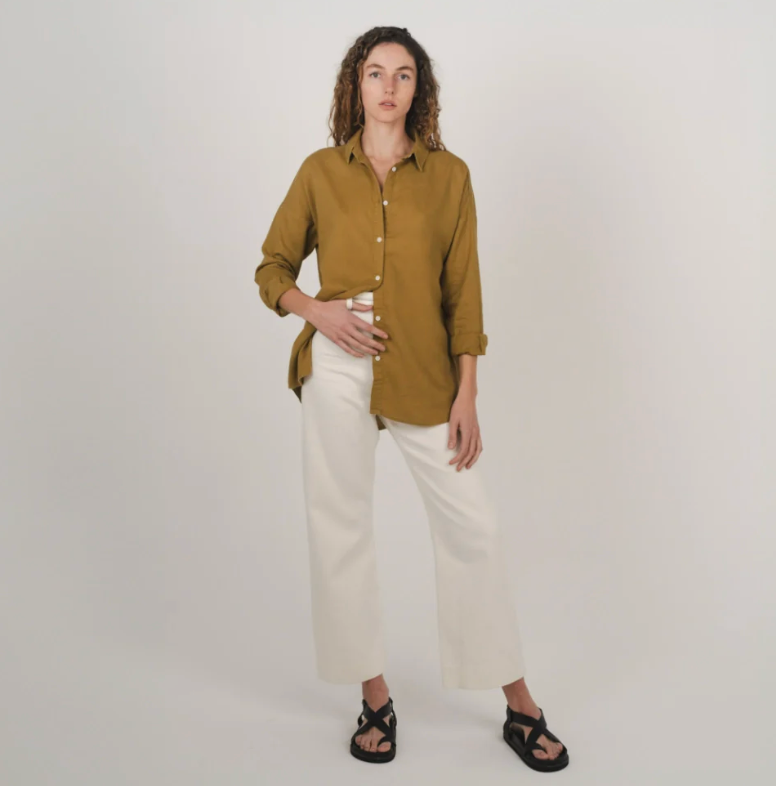 Stirling Shirt - Willow | Hemp Clothing Australia