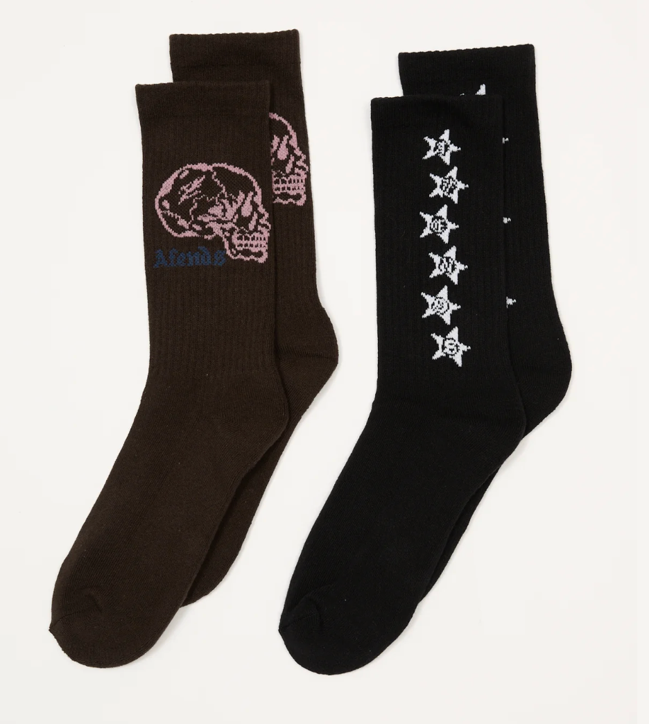 Temporal Live- Socks Two Pack Socks Two Pack | Afends
