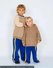 Kids Cable Knit in Mocha | Atmosea