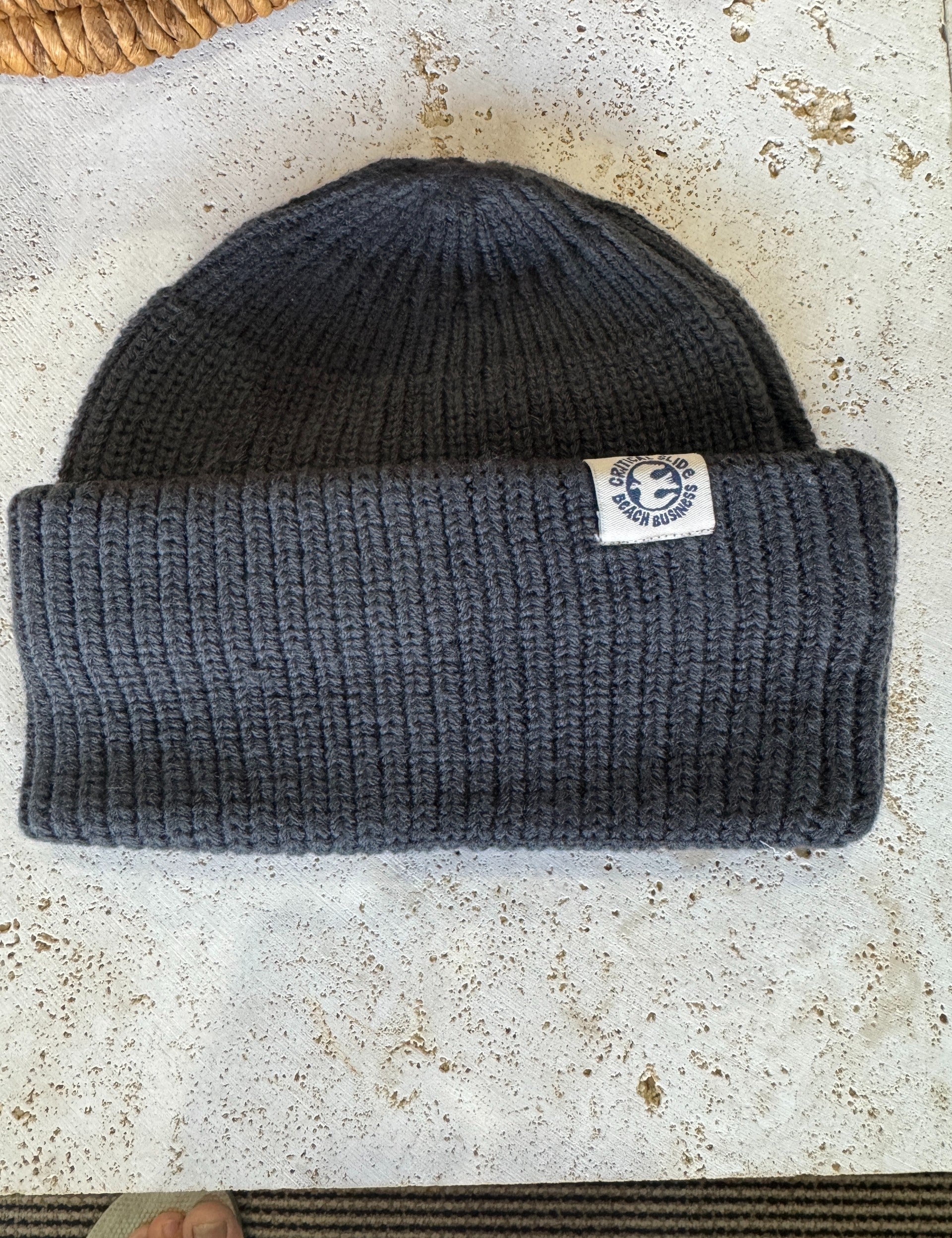 Docker Beanie Vintage Black | The Critical Slide Society
