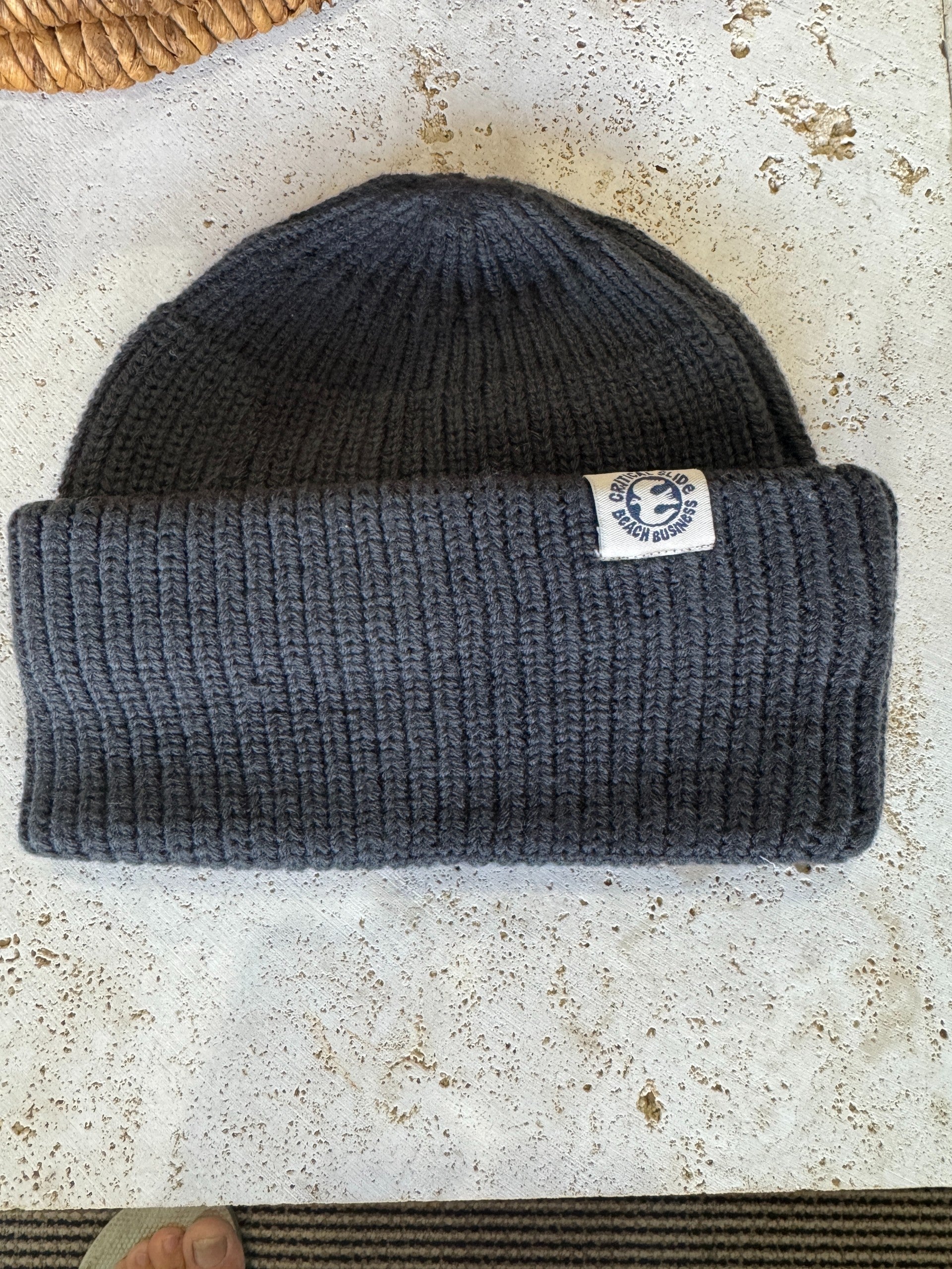 Docker Beanie Vintage Black | The Critical Slide Society
