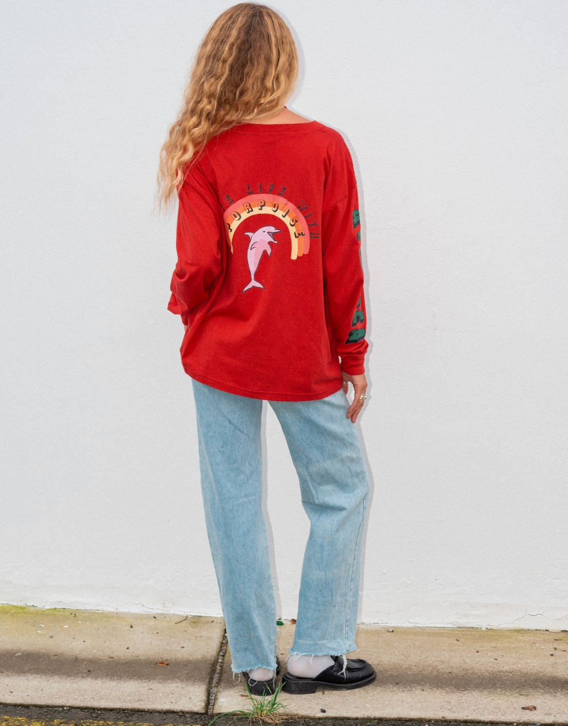 ‘Live Life With Porpoise’ Tee By Bri O’Connell | Atmose