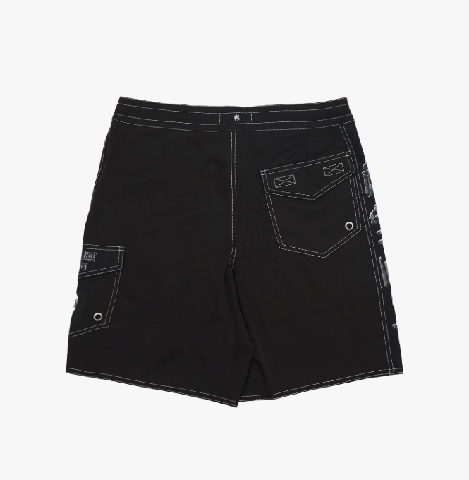 Lqd Metal Surf Related V2 Boardshort 19" - Black | Afends