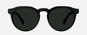 Hudson - Matte Black Frame Grey Lens Sunglasses | Carve
