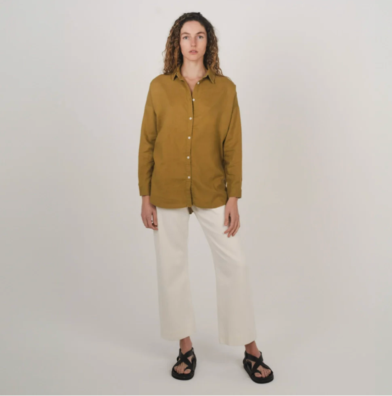 Stirling Shirt - Willow | Hemp Clothing Australia