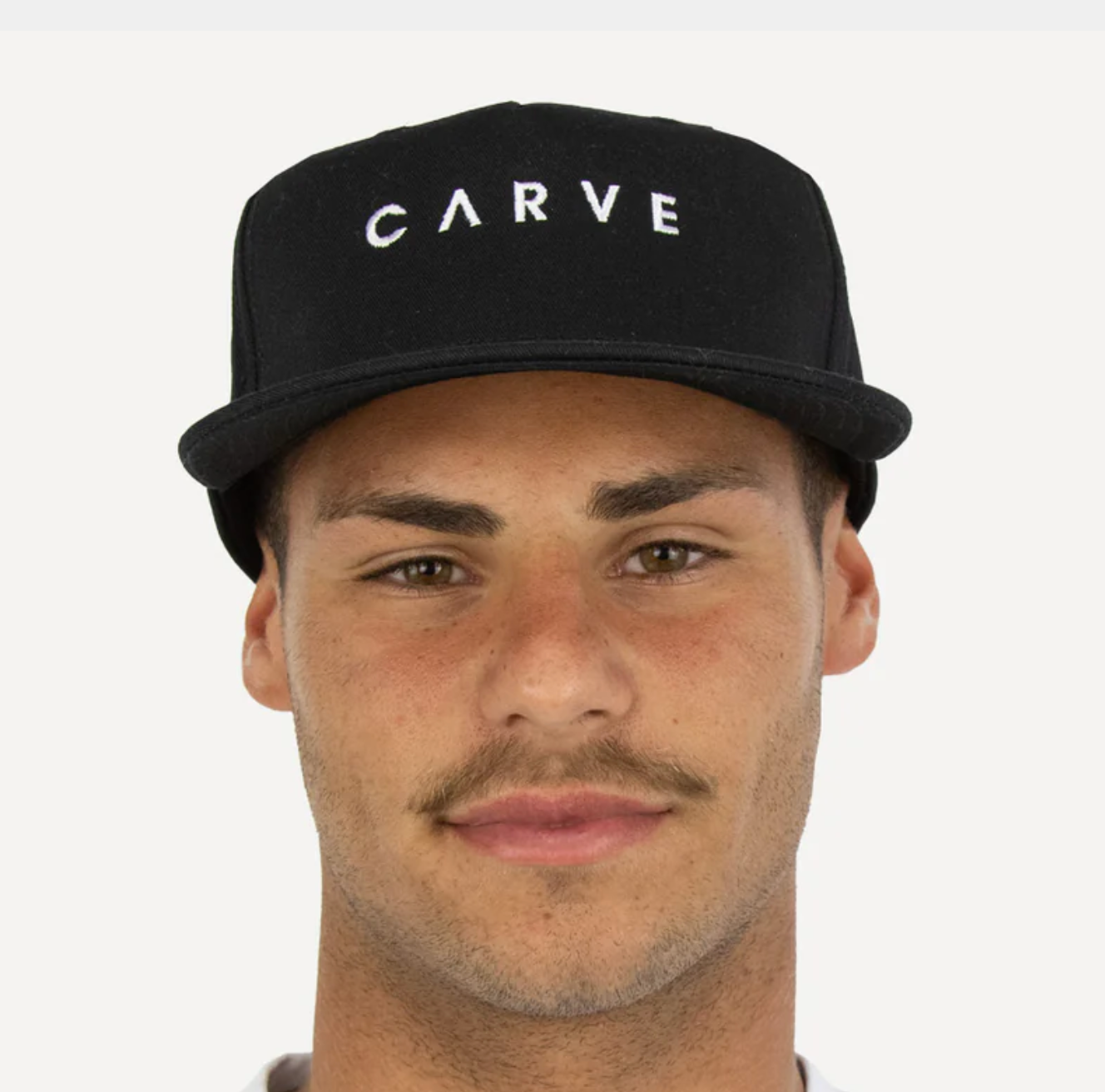 Westport Flat Peak Hat - Black | CARVE