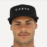 Westport Flat Peak Hat - Black | CARVE