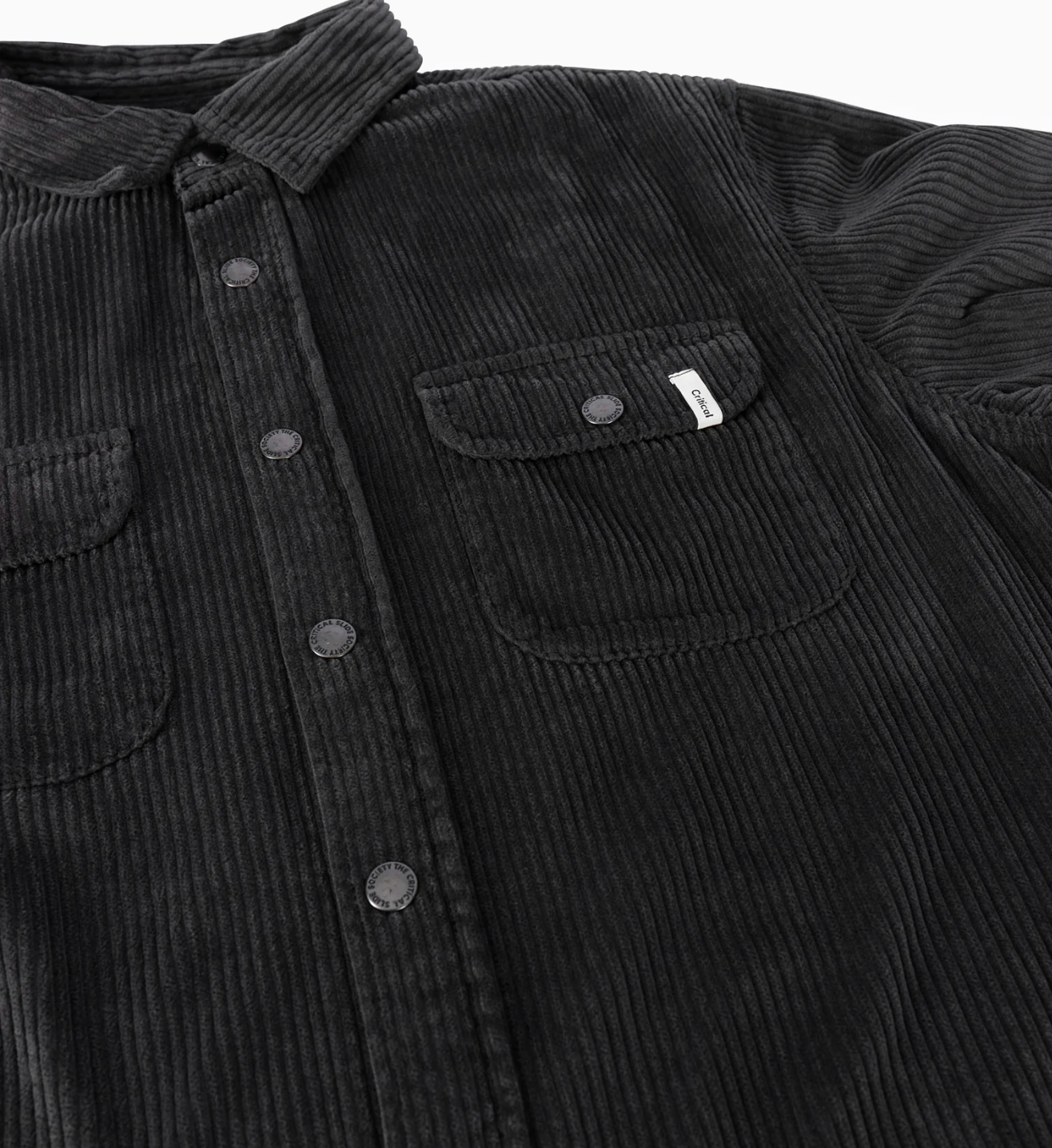 Surface Corduroy Overshirt - Phantom | The Critical Slide Society