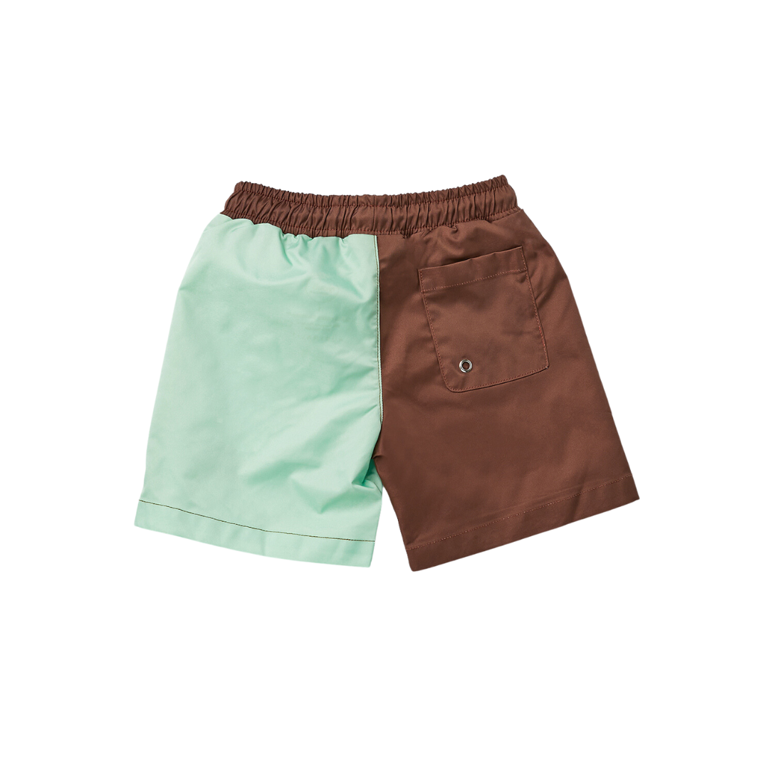 Kids Quick Dry Boardshorts - Mint | Tyoub Kids