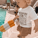 Drift Waffle Shorts- Vintage Wash Tan | Salt and Sand Kids